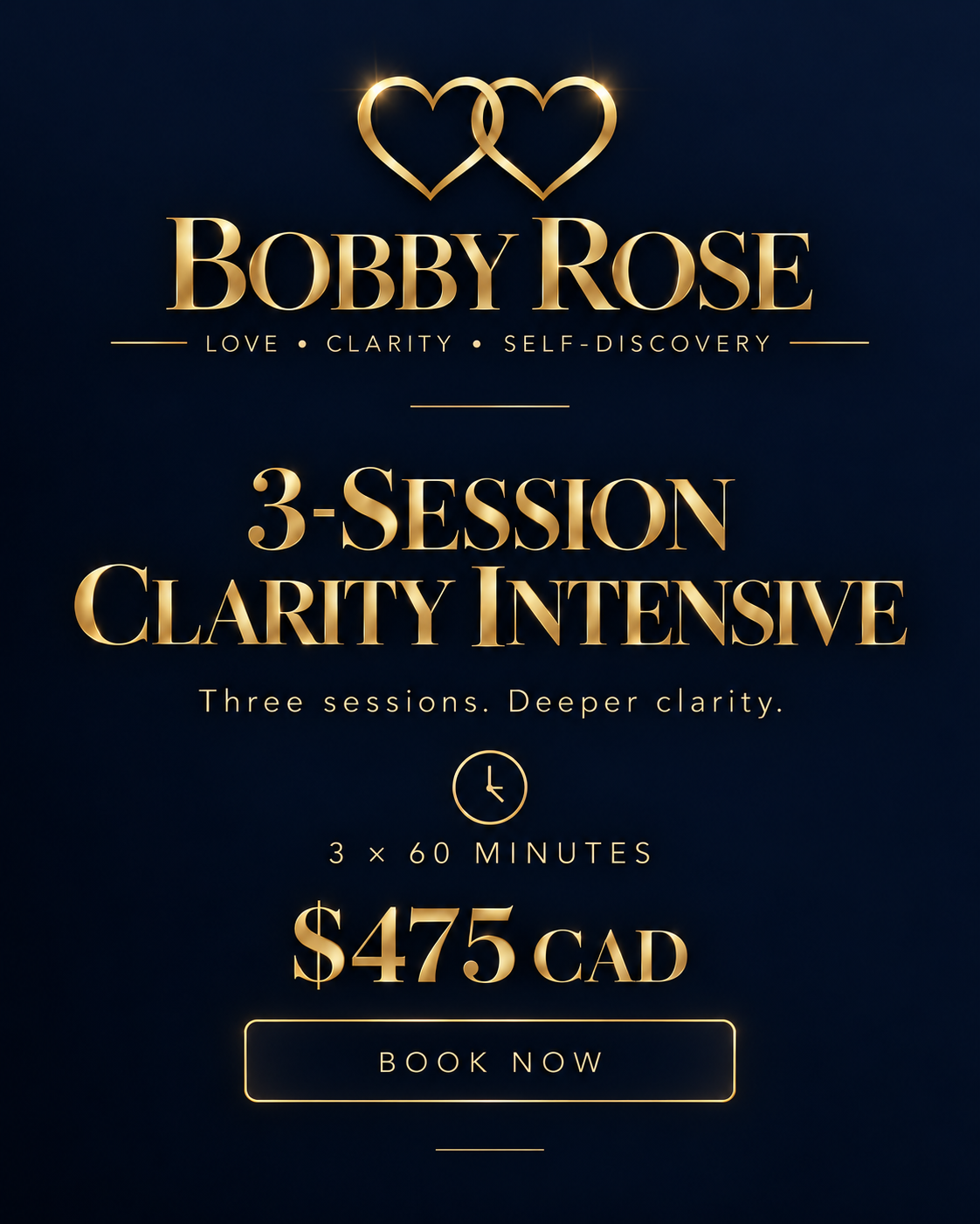 3-Session Clarity Intensive | Bobby Rose