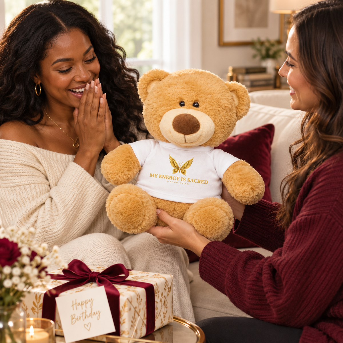 Teddy bear with a t-shirt